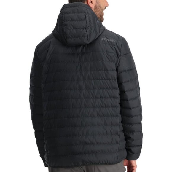 Spyder Men's Size XL Black Zenith Hooded Down Lightweight Warmth Jacket - Picture 5 of 13